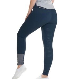 EQUO navy women’s equestrian performance riding pants